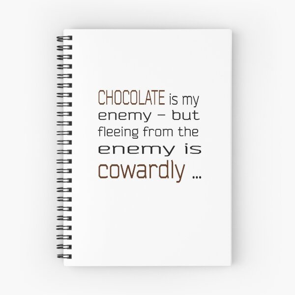 Item preview, chocolate is my enemy designed and sold by montilla20.
