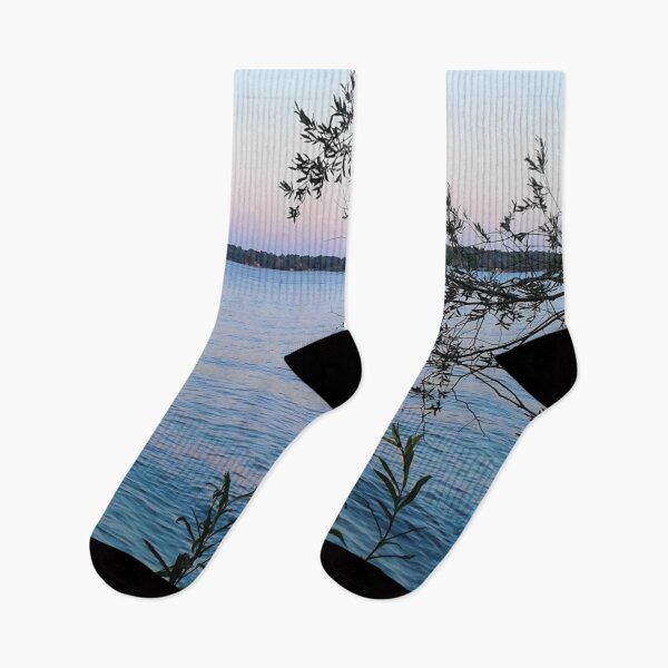 Item preview, Sunset over the lake designed and sold by Mind2Line.
