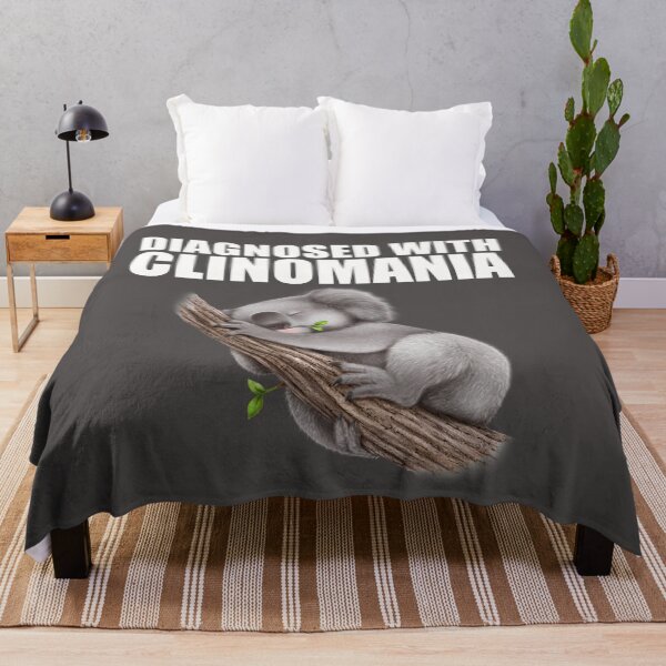Item preview, Diagnosed with Clinomania designed and sold by TonsPOD.