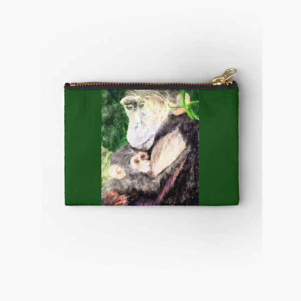 Item preview, Mama Chimpanzee And Baby designed and sold by pinkyjainpan.
