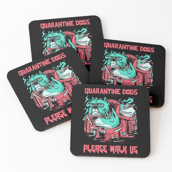 Item preview, QUARANTINE DOGS please walk us designed and sold by FinalCut55.