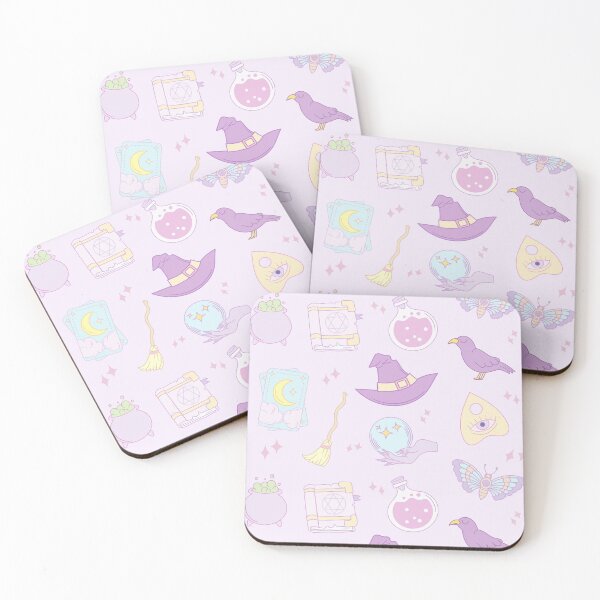 Item preview, pastel witchy spooky halloween collage designed and sold by thewayitshine.