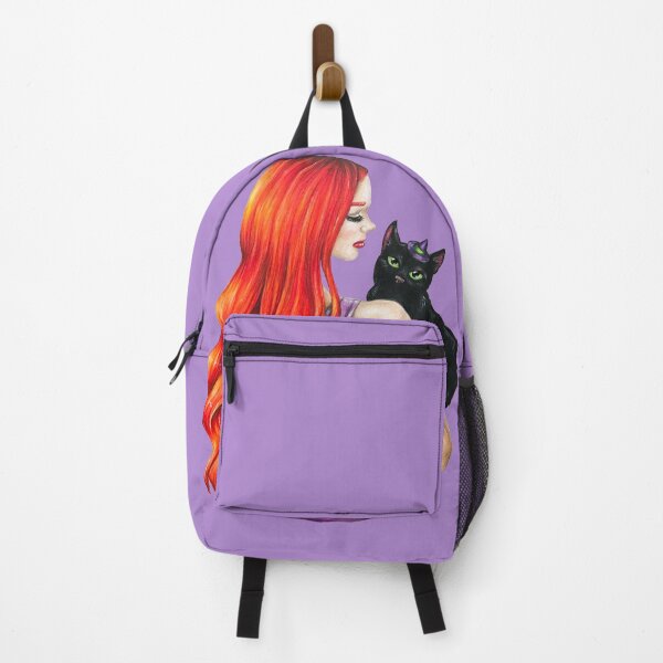 Item preview, Halloween Girl and Her Cat designed and sold by Lady-Lilac.