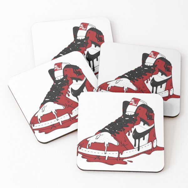 Artikelvorschau, High Top 1s, rot, tropfnass, cool, Schuhe entworfen und verkauft von marissaskym.