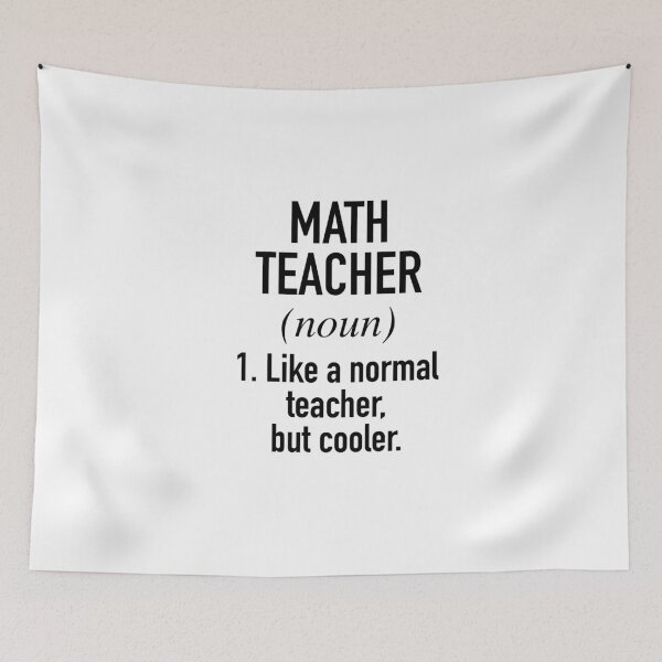 Item preview, Math Teacher Defined - For White Backgrounds designed and sold by winwinshirt.