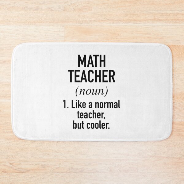 Item preview, Math Teacher Defined - For White Backgrounds designed and sold by winwinshirt.