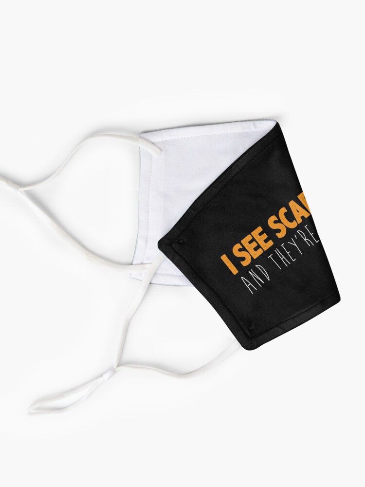 Alternate view of I See Scary People | Halloween Costume Mask