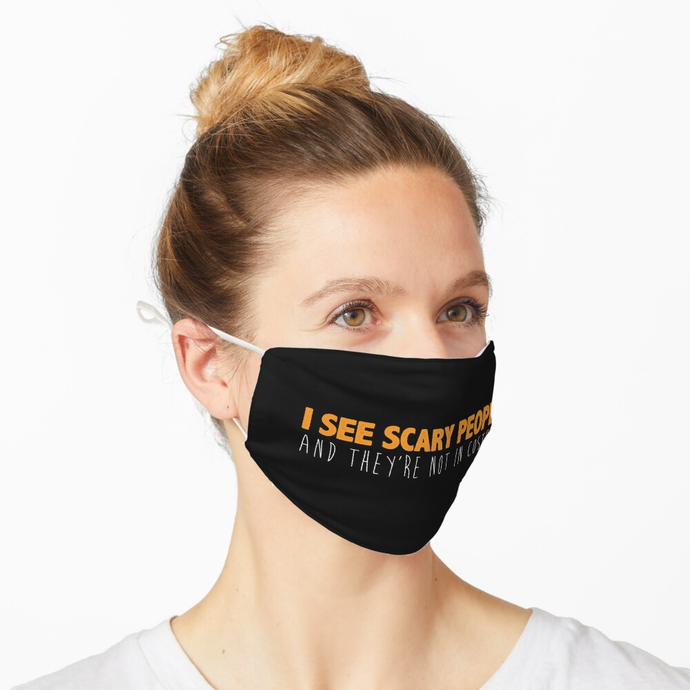 I See Scary People | Halloween Costume Mask