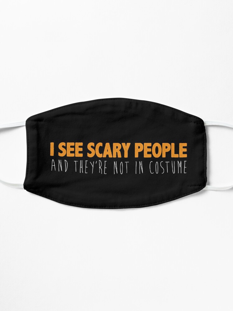 Alternate view of I See Scary People | Halloween Costume Mask