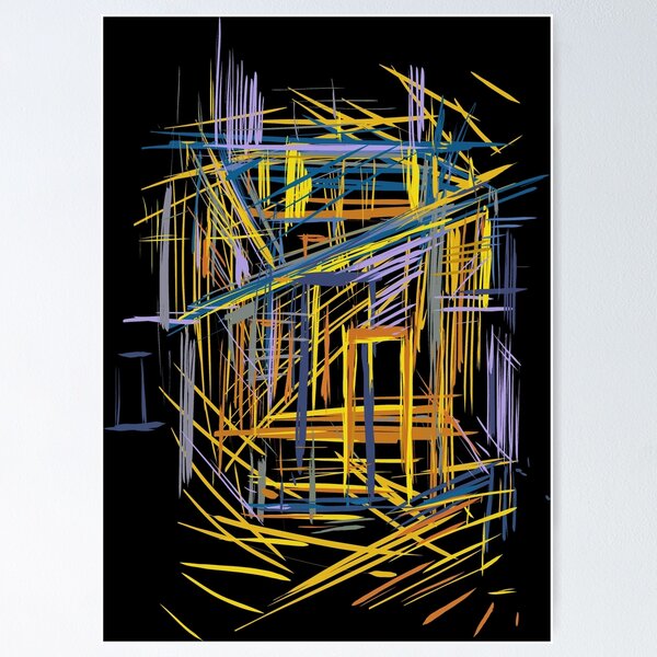 Item preview, Abstract architecture sketch designed and sold by alohaloho.