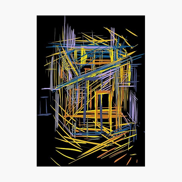 Item preview, Abstract architecture sketch designed and sold by alohaloho.
