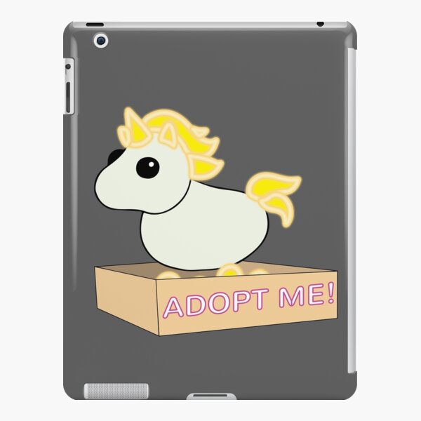 Mega Neon White And Yellow Unicorn Legendary Ipad Case Skin By Stinkpad Redbubble - roblox adopt me pets mega neon unicorn