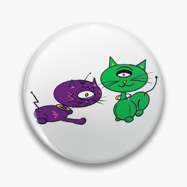 The Family Orbitz - Cats Pin