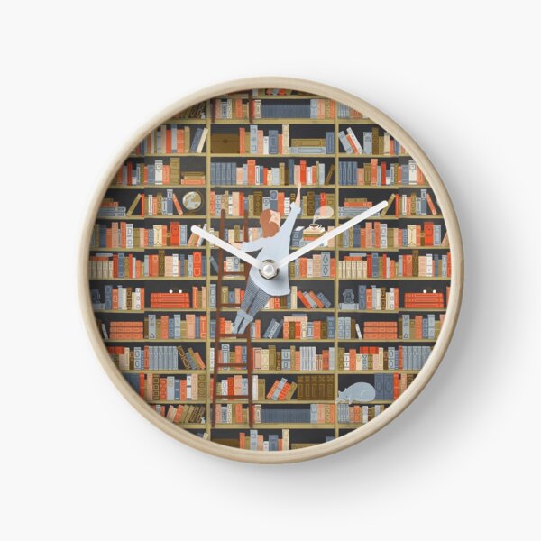 The Girl in the Library Clock