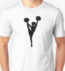 Dancing cheerleader girl Slim Fit T-Shirt