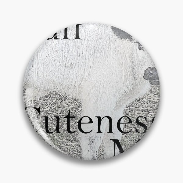 Item preview, CUTE WHITE CALF , SPECKLE NEWBORN  PARK BULL CALF  designed and sold by Opalbluerose.