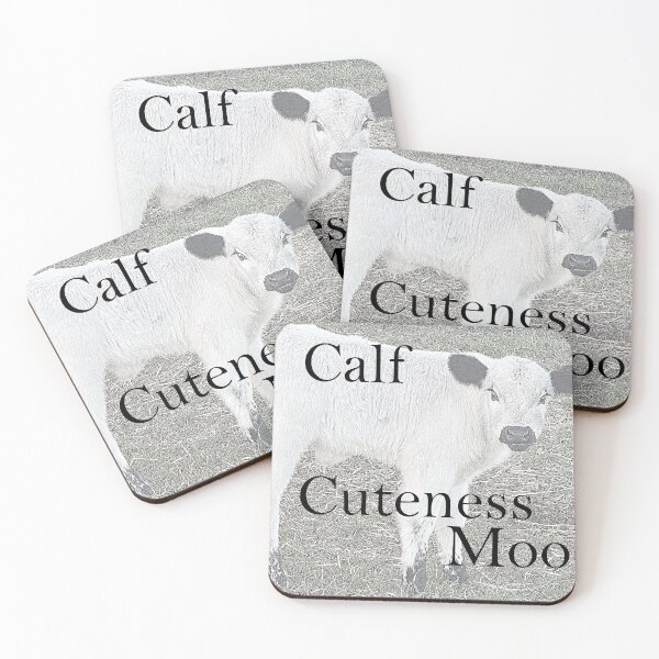 Item preview, CUTE WHITE CALF , SPECKLE NEWBORN  PARK BULL CALF  designed and sold by Opalbluerose.