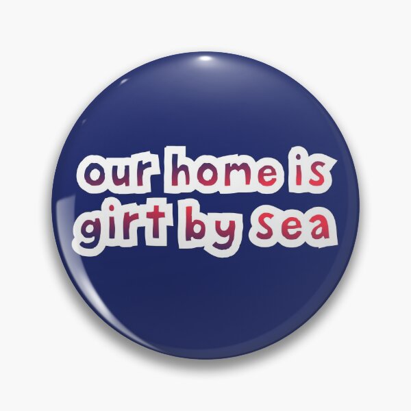 Item preview, Our home is girt by sea. Australian national anthem lyric, rough typography designed and sold by Girty.