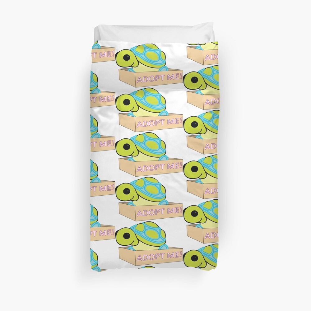 Mega Neon Green And Blue Turtle Legendary Duvet Cover By Stinkpad Redbubble - roblox adopt me turtle neon