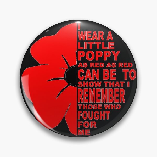 Item preview, Poppy Remembrance Poem designed and sold by CoolYule.