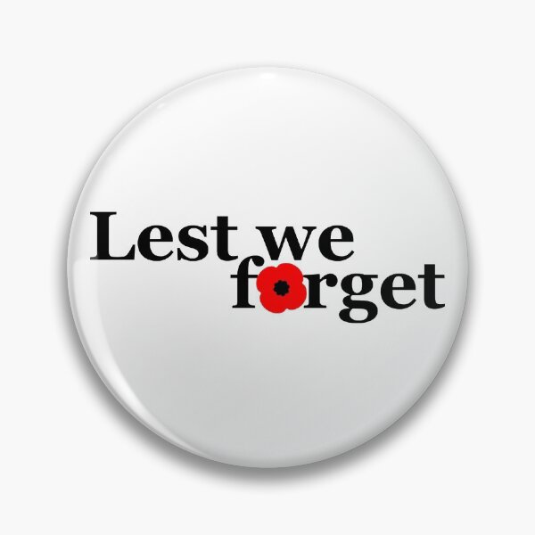 Item preview, Lest We Forget designed and sold by CoolYule.