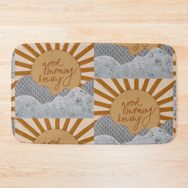 Item preview, Good Morning Lovely Mountain Art designed and sold by juvenilepeace.