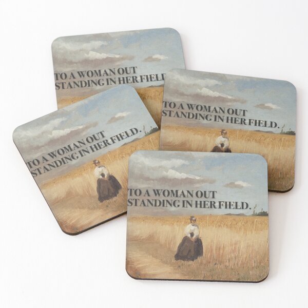 Item preview, A WOMAN OUTSTANDING IN HER FIELD designed and sold by hayfly.