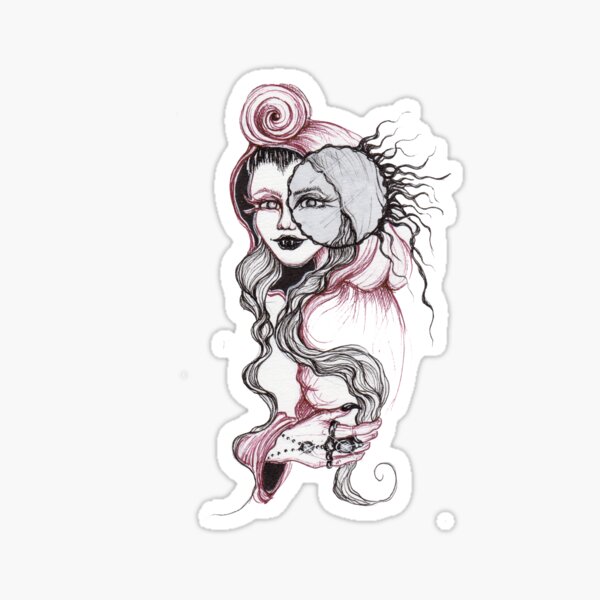 Vampire Goddess Sticker