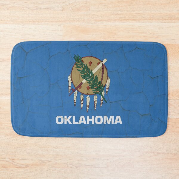 Item preview, Oklahoma Flag Grunge Wall designed and sold by TRowanDesign.