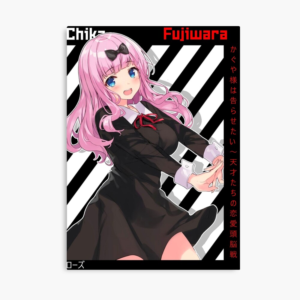 Chika Fujiwara Kaguya Sama Love Is War Poster By Natrbx Redbubble