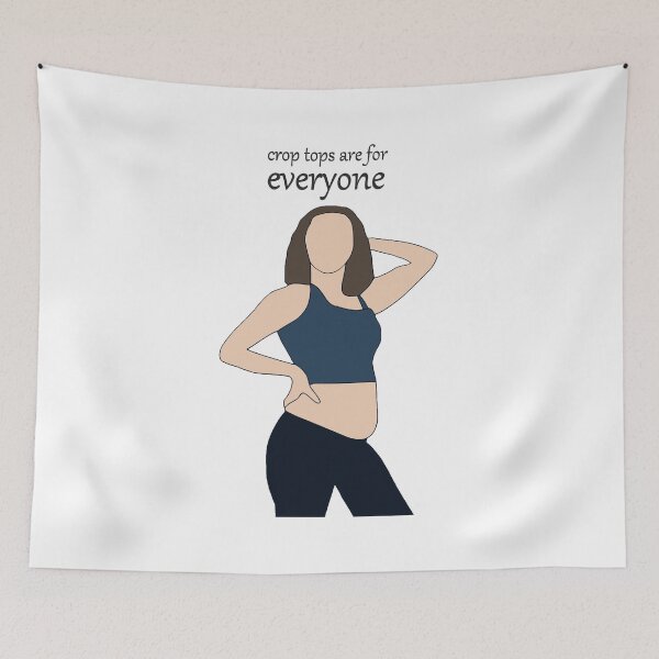 Item preview, Crop Tops are for Everyone designed and sold by wallomintart.
