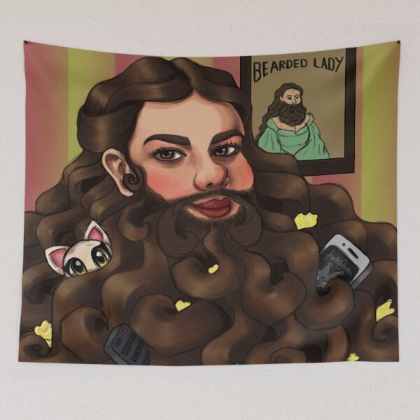 Item preview, The Bearded Lady designed and sold by CarnivalStars.