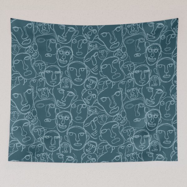 Item preview, abstract faces designed and sold by Faith Schmeets.