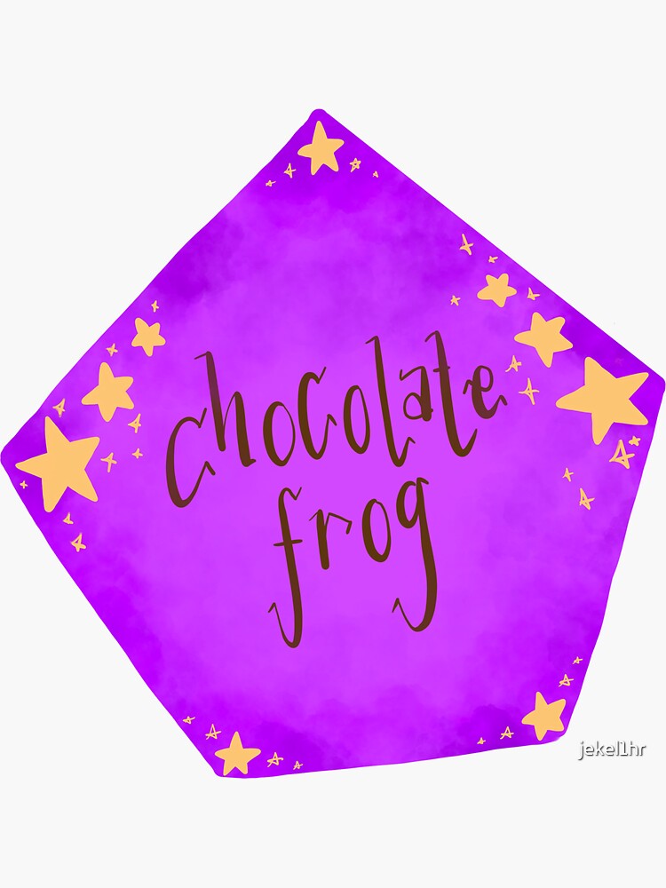 "Chocolate Frog" Sticker for Sale by jekel1hr Redbubble