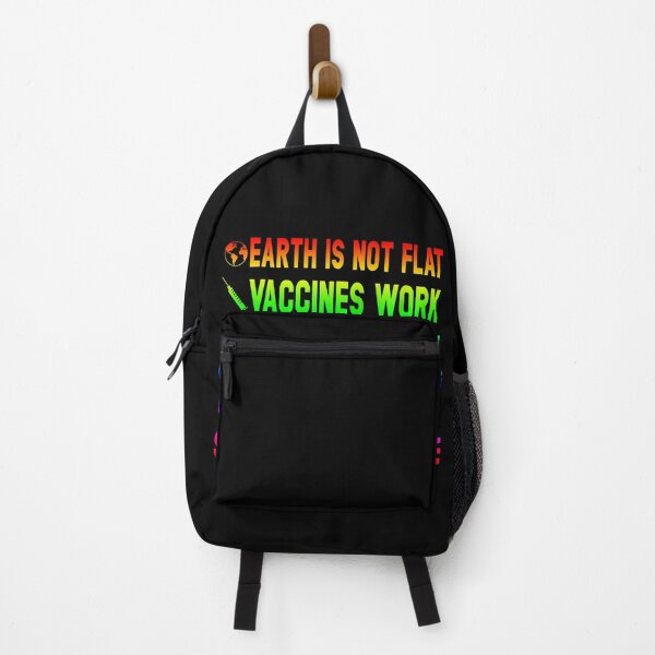 Item preview, Earth is Not Flat Vaccines Work Moon science, Stand up for Science designed and sold by Simeon Dorelus.
