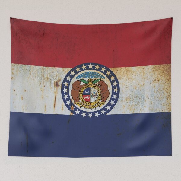 Item preview, Missouri Flag Grunge designed and sold by TRowanDesign.