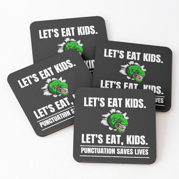Item preview, Punctuation saves lives, Lets eat kids, Lets eat, kid designed and sold by MohitJain1109.