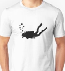 Camiseta unisex Burbujas de buzo