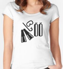 Diving equipment Women's Fitted Scoop T-Shirt