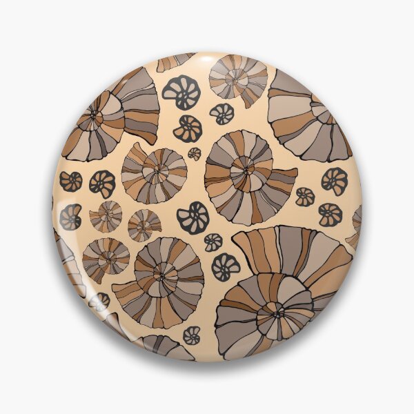 Item preview, seashell abstract colored pattern print designed and sold by NikaAstra.