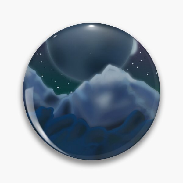 Item preview, night mountain moon  designed and sold by Kanandume.