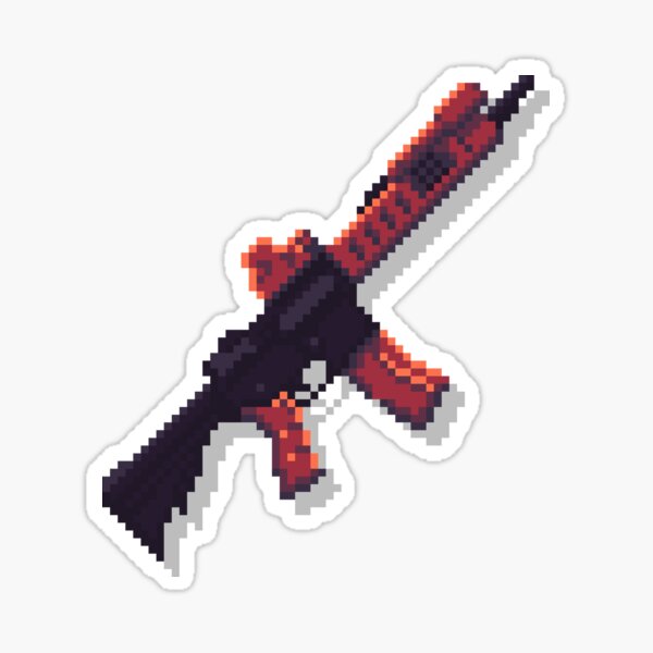 Item preview, AR 15 5.56x45 Pixel Art Molten Palette designed and sold by pixelbrian.
