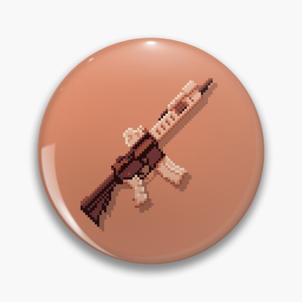 Item preview, AR 15 5.56x45 Pixel Art on Rust Palette designed and sold by pixelbrian.