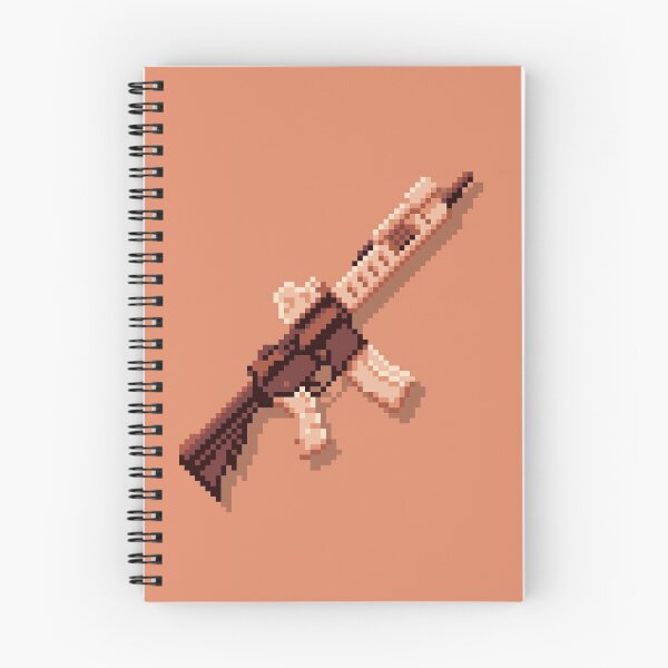 Item preview, AR 15 5.56x45 Pixel Art on Rust Palette designed and sold by pixelbrian.