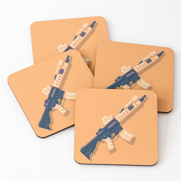 Item preview, AR 15 5.56x45 Pixel Art on Sandy Palette designed and sold by pixelbrian.