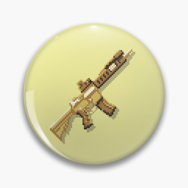 Item preview, AR 15 5.56x45 Pixel Art on Golden Palette designed and sold by pixelbrian.