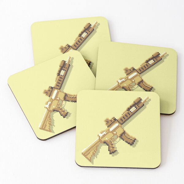 Item preview, AR 15 5.56x45 Pixel Art on Golden Palette designed and sold by pixelbrian.