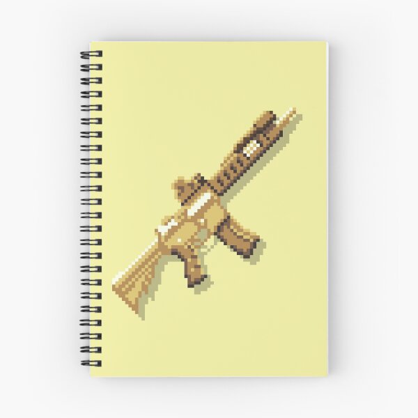 Item preview, AR 15 5.56x45 Pixel Art on Golden Palette designed and sold by pixelbrian.
