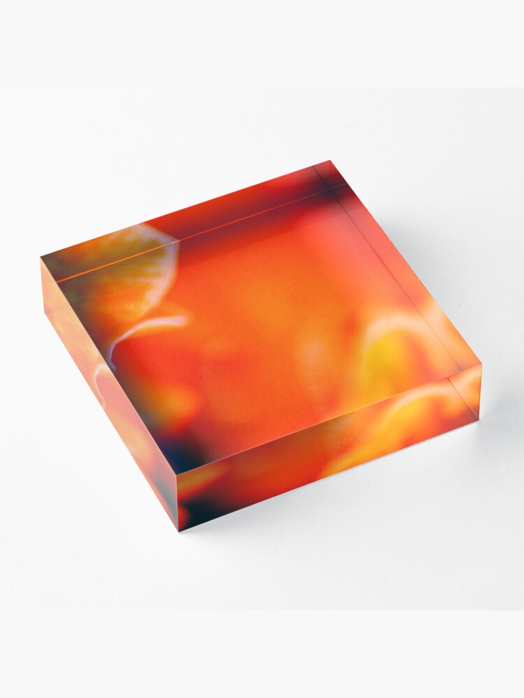 Alternate view of Flower Mystical Acrylic Block