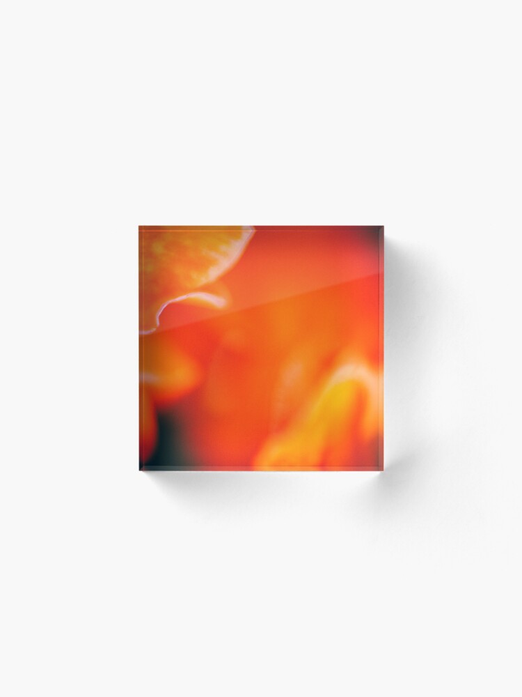 Alternate view of Flower Mystical Acrylic Block